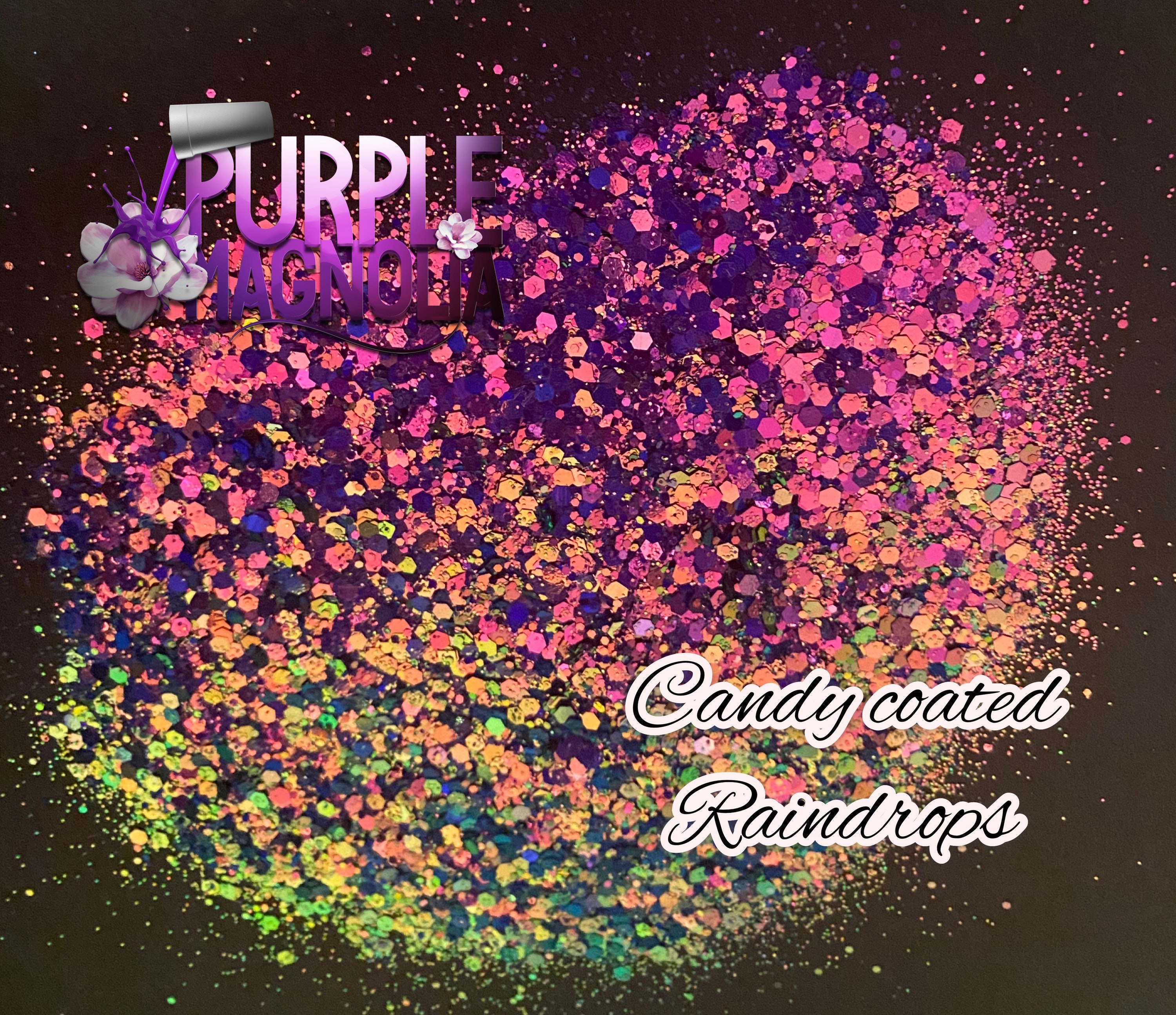 Candy coated raindrops mermaid glitter chameleon glitter Etsy