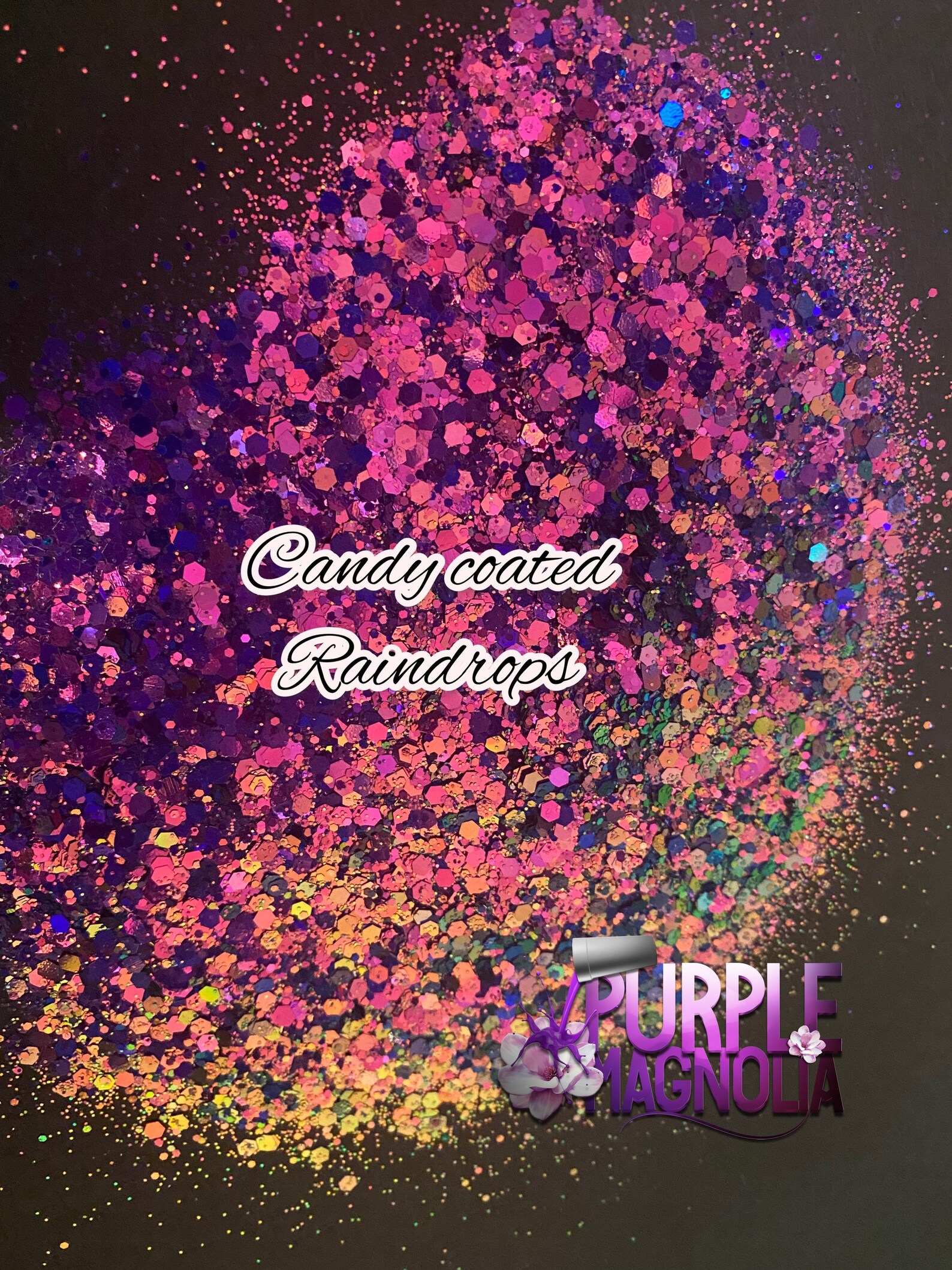 Candy coated raindrops mermaid glitter chameleon glitter Etsy