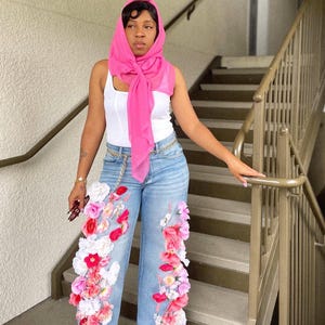 Floral Jeans