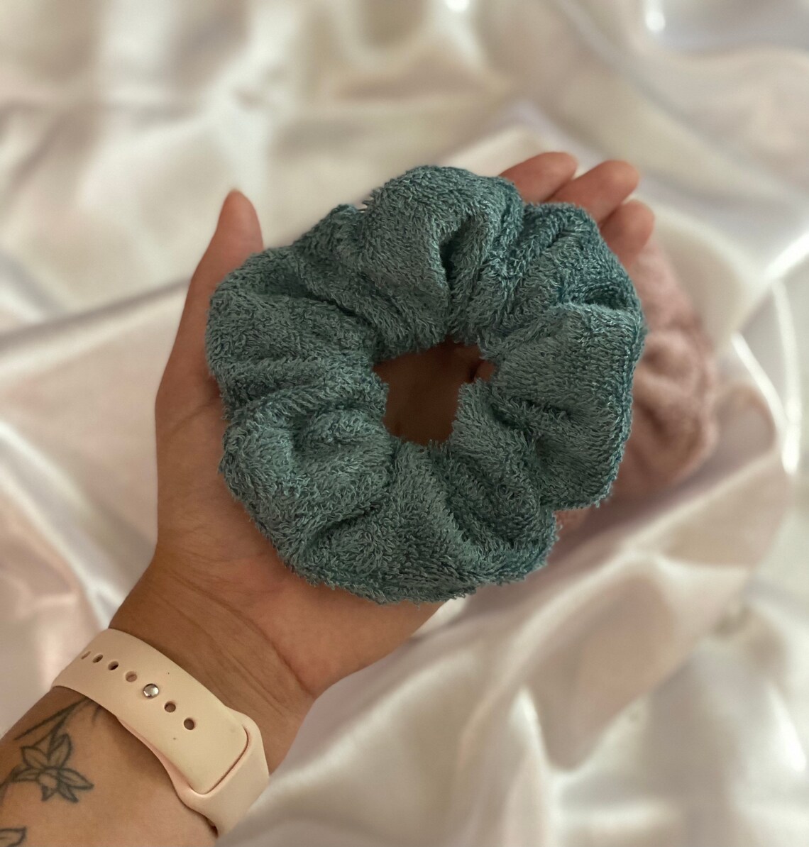 Towel Scrunchies Scrunchies For Wet Hair Handmade Etsy