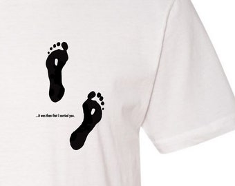 Footprints in the Sand Unisex Graphic T