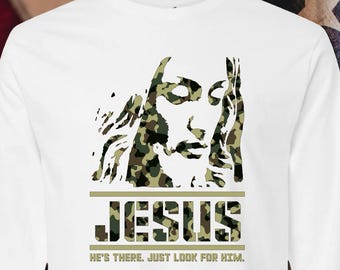 Jesus_Camouflage_2026_Long_Sleeve_Tee