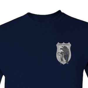 St. Michael Police Protection Graphic T-Shirt Pocket Design