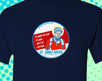 St. Carlo Acutis Canonization UnisexTee for the First Millennial Catholic Saint