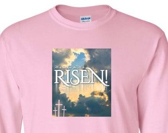 Easter Risen Long Sleeve Tees