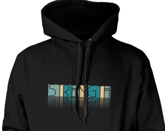 Strength Art Deco Inspired Graphic Hoodie