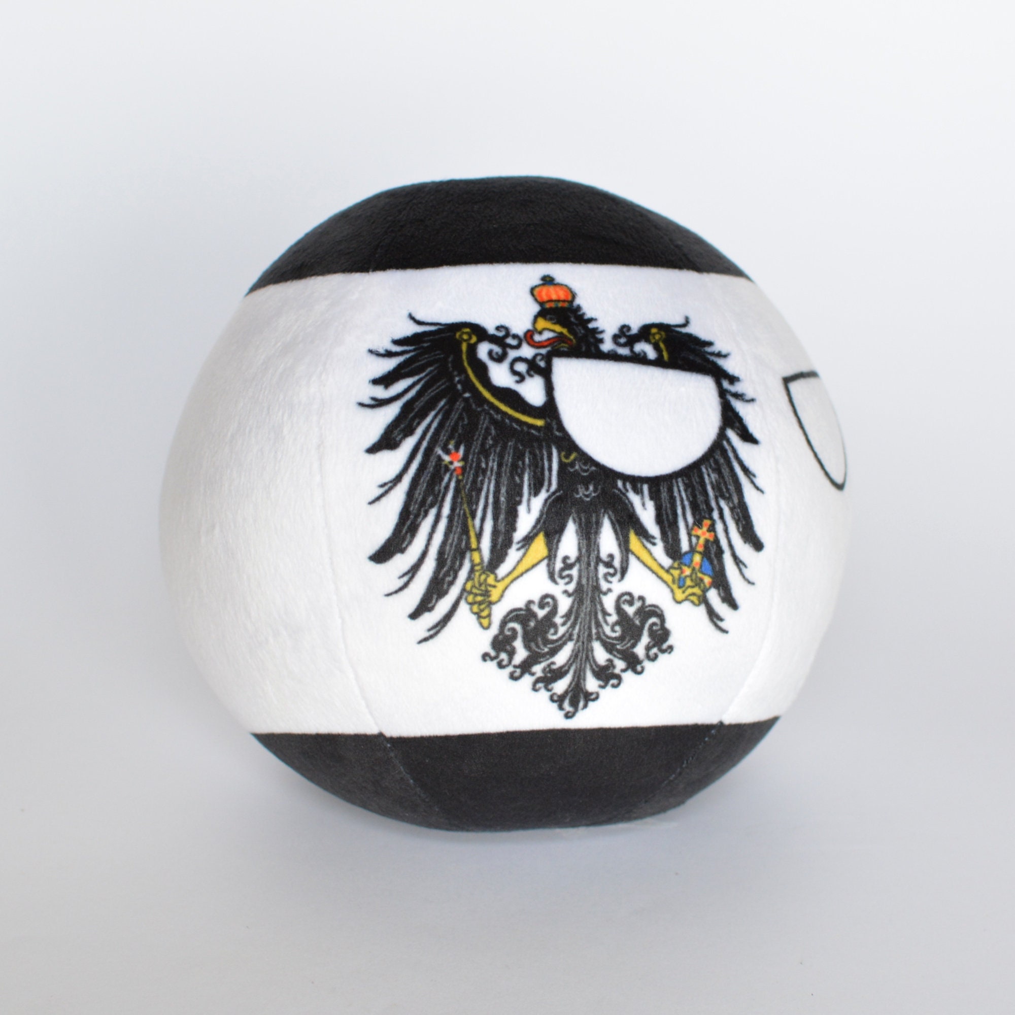 Countryball with flag of Prussia. Unusual toy for children and Etsy