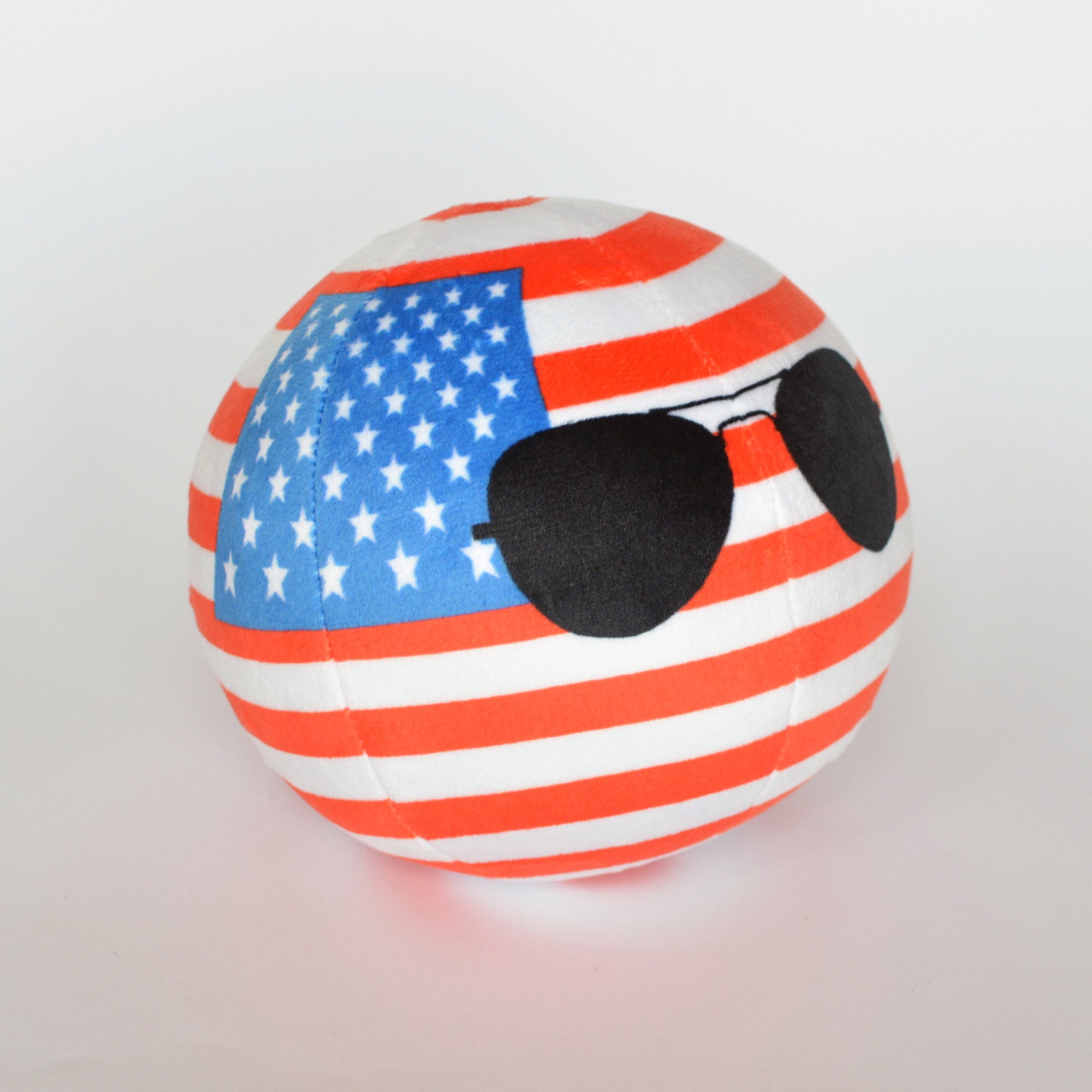 Countryball with United States flag. Unusual toy for children Etsy