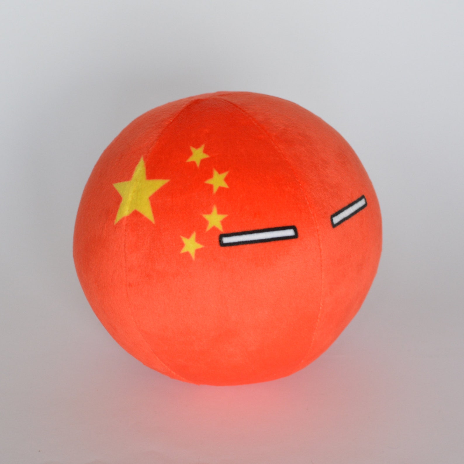 Countryball with flag of China. Unusual toy for children and | Etsy