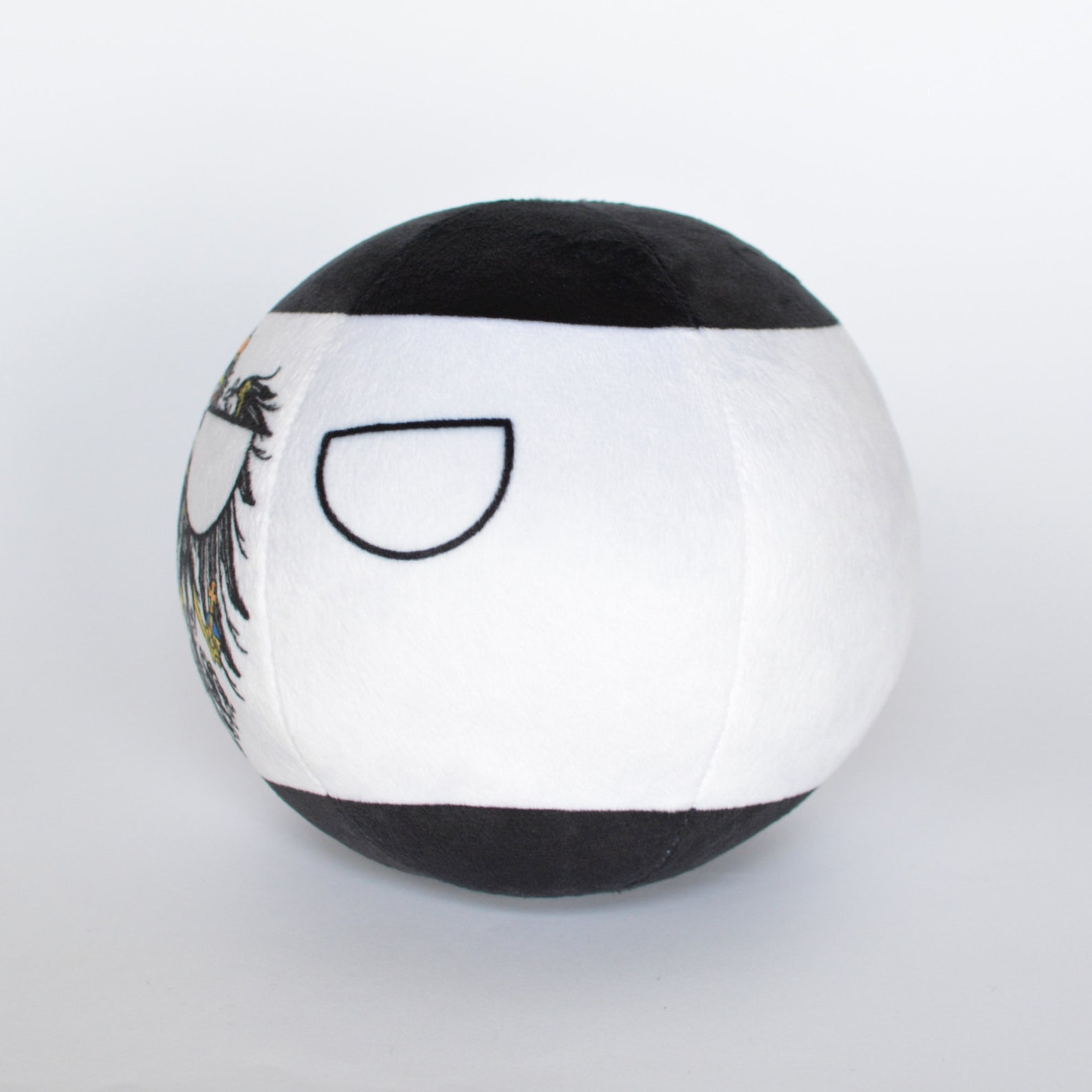 Countryball with flag of Prussia. Unusual toy for children and Etsy