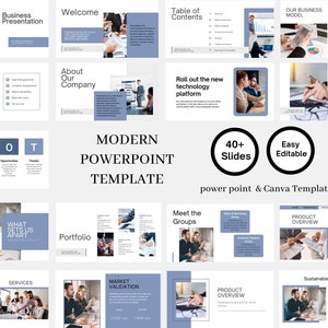 Professional Powerpoint Presentation Premium Template. Clean, Modern ...