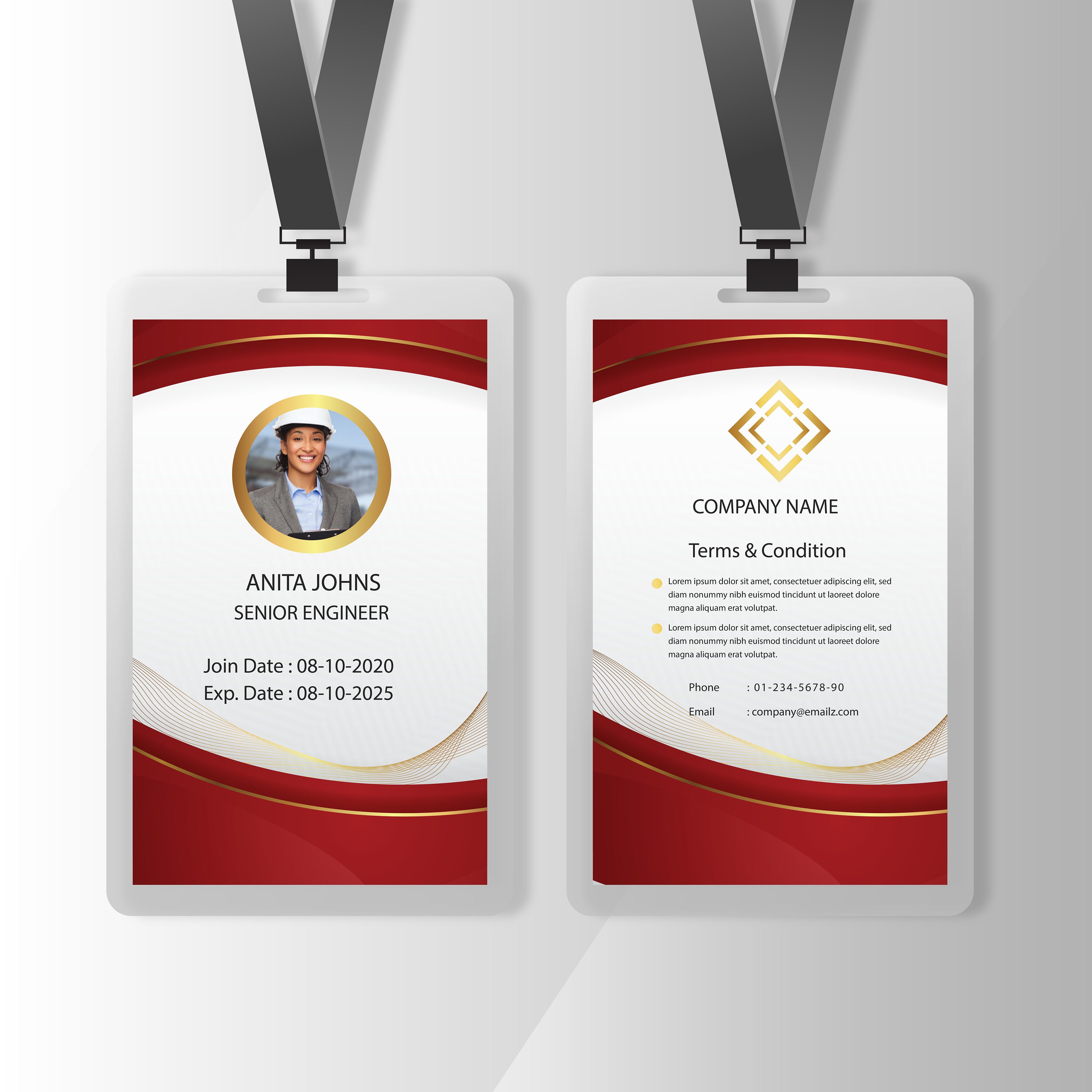 Printable Pvc Id Badges - Free Printable Download