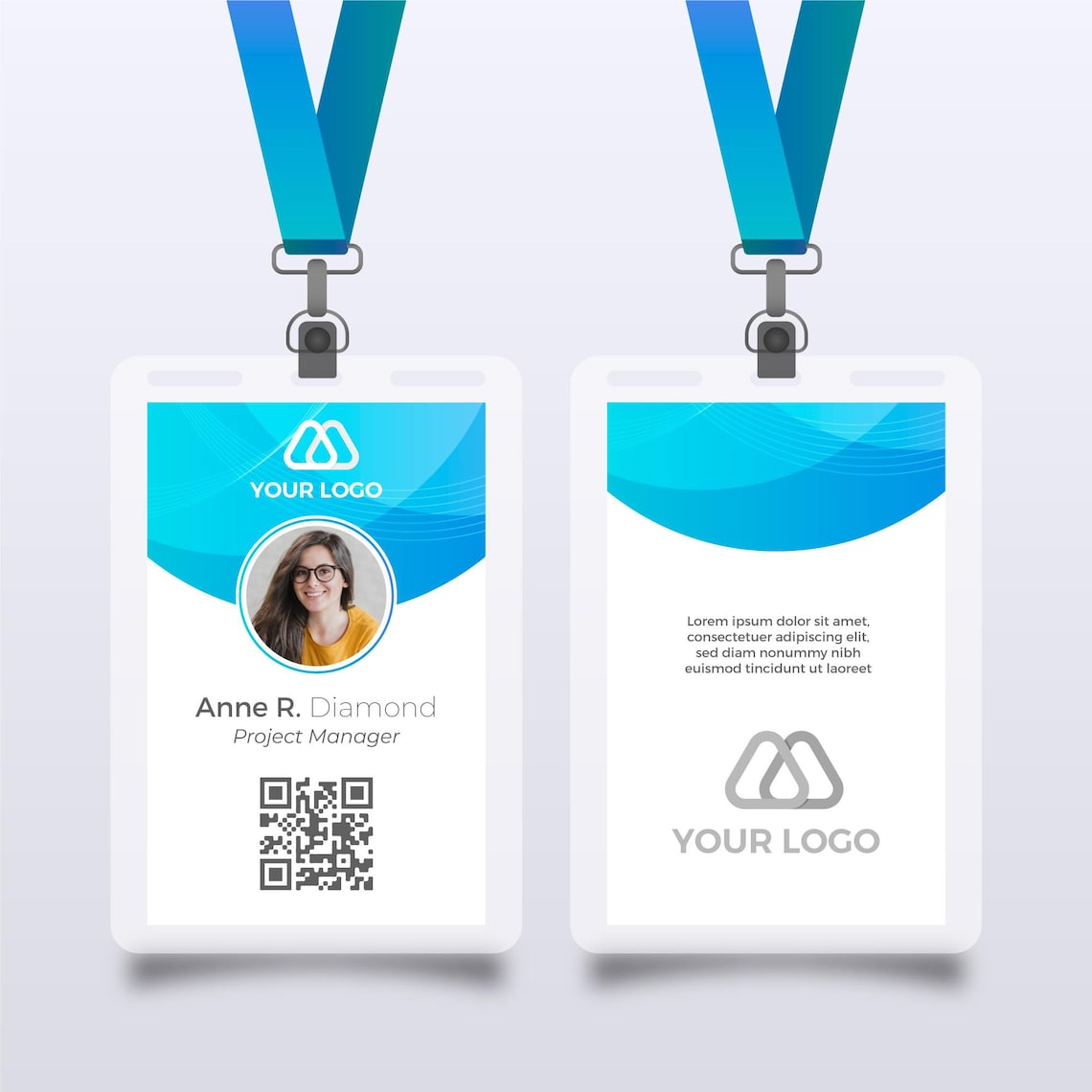 design-your-own-id-card-custom-id-badge-plastic-badge-etsy