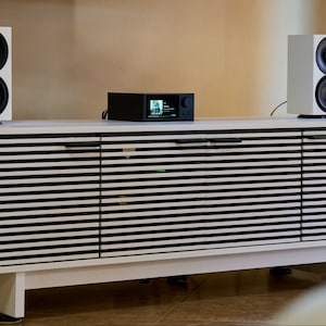 Contemporary Wood (Glass Top optional) Television cabinet