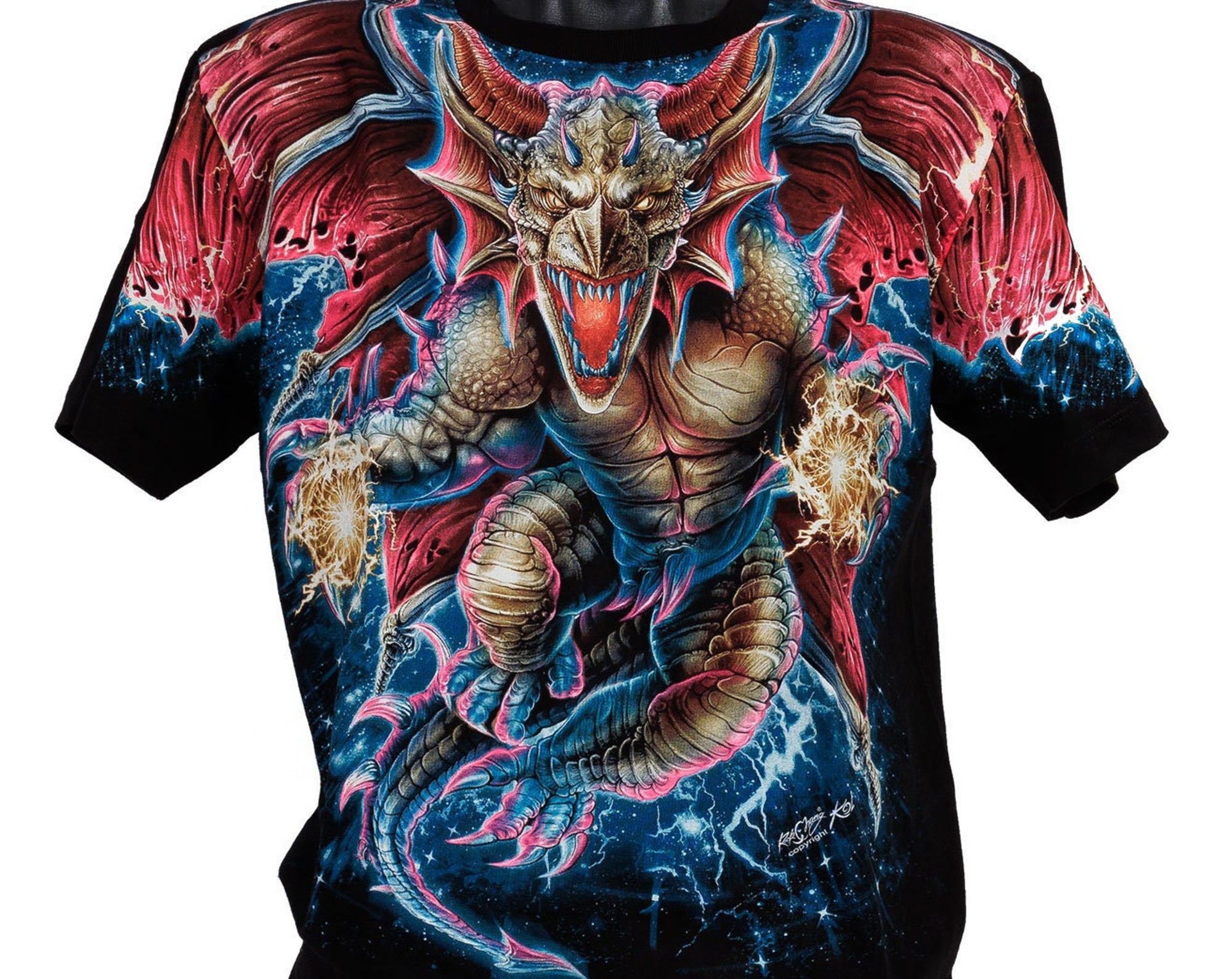 Discover T-shirt FHD Original Rock Chang Fantasy Dragon