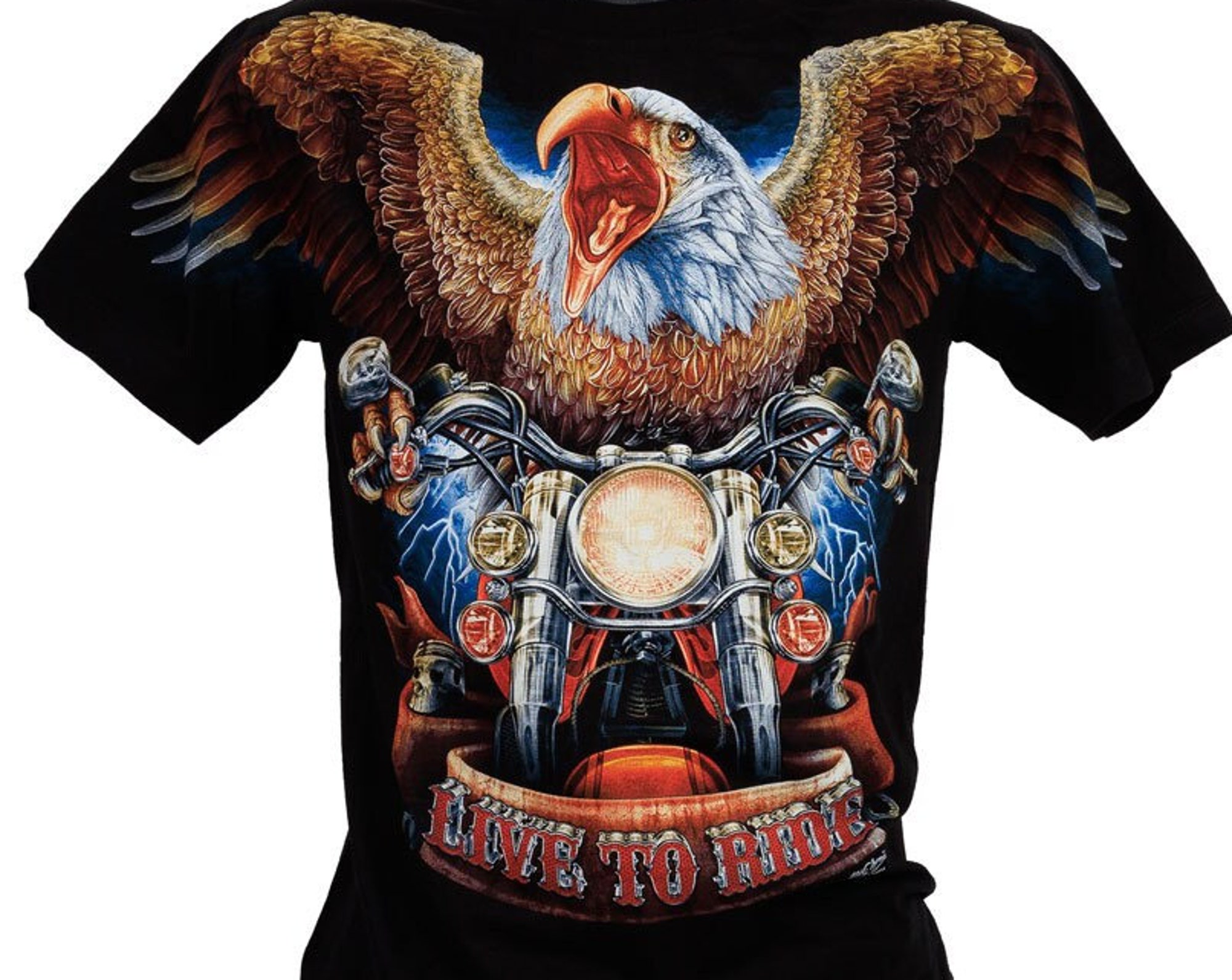 Discover T-shirt FHD Original Rock Chang Ride the Eagle