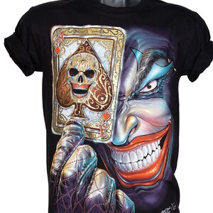 T-shirt 3D Rock Chang Original Smiling ACE Joker 3D-148 Glow in the Dark Unisex