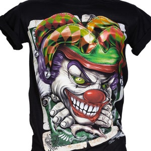 T-Shirt Rock Chang Original Mad Joker Popping Glow in the Dark Unisex