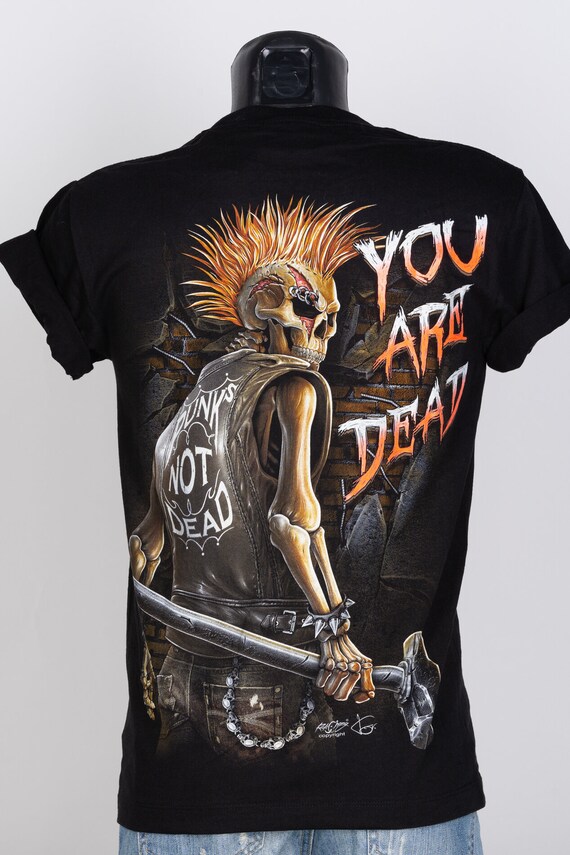 T-shirt Rock Chang Original Punk's Not Dead GR-645 Glow in the