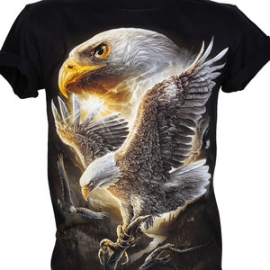 T-shirt Rock Chang Original Flying Eagle GR-806 Glow in the Dark Front and Back Print Unisex
