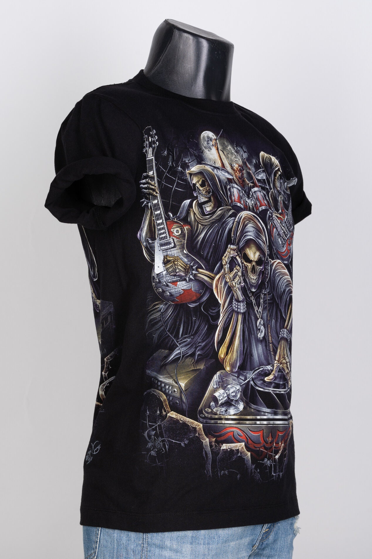 T-shirt Rock Chang Original Djing With Band of Bones GR-680