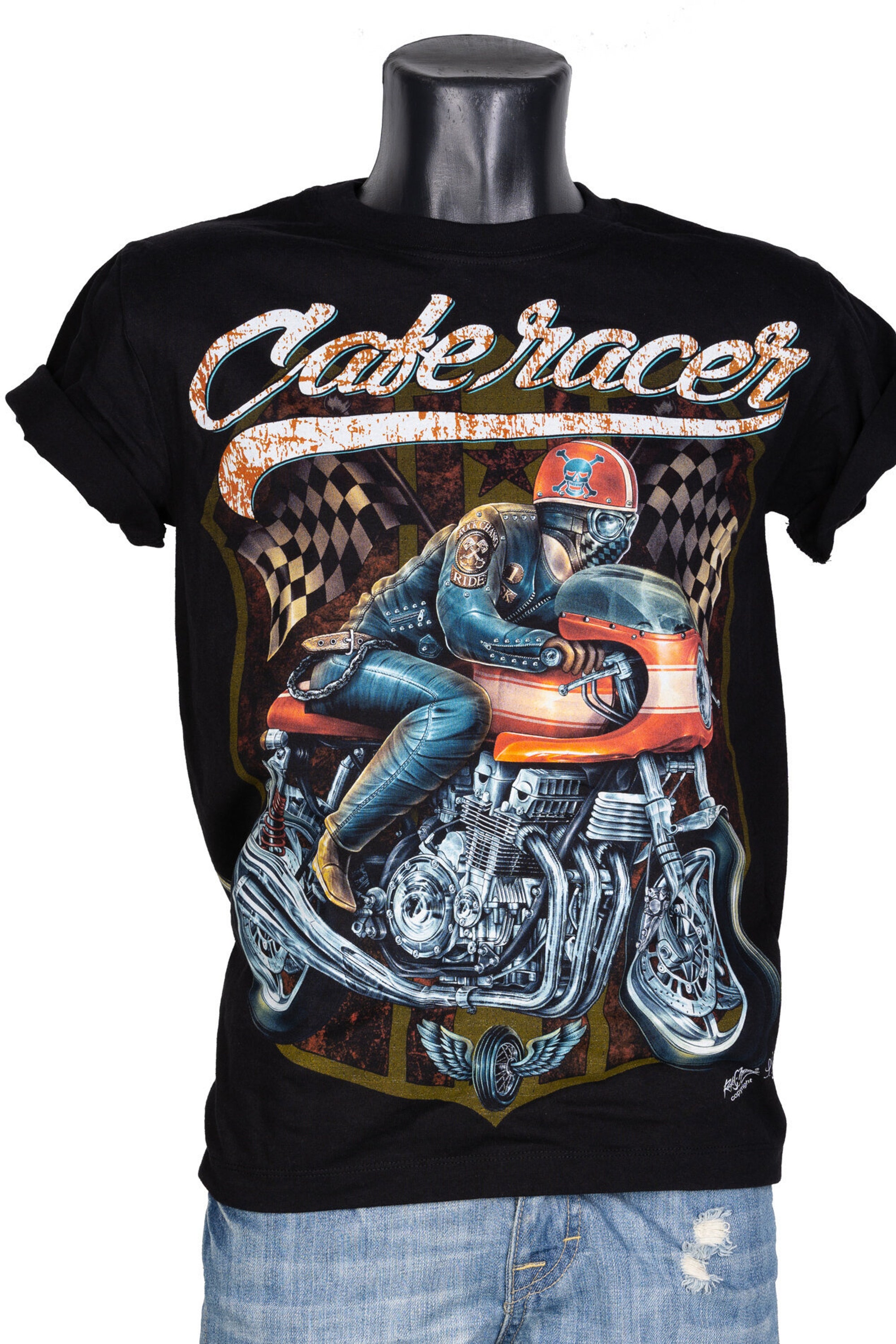 Discover T-Shirt Rock Chang Original Cafe Racer Motorcycle