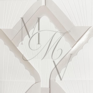 Seashell Scalloped Envelope Liners, Coastal Wedding Invitation Stationery