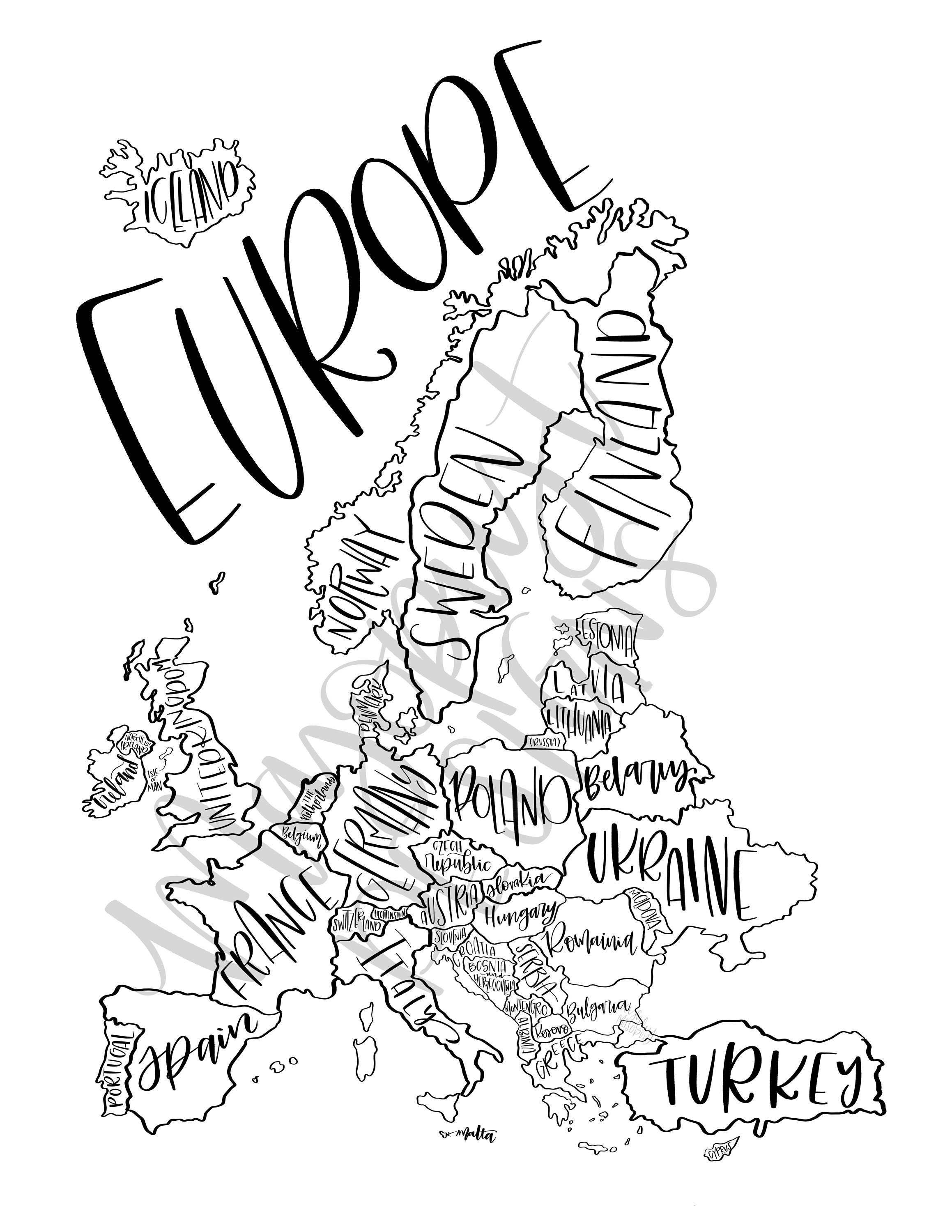 America map no labels
