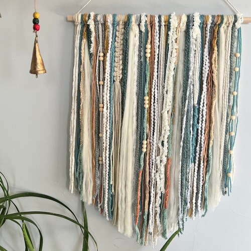 Art Nouveau Tapestry Lotus Bohemian Wall Hanging boho Etsy