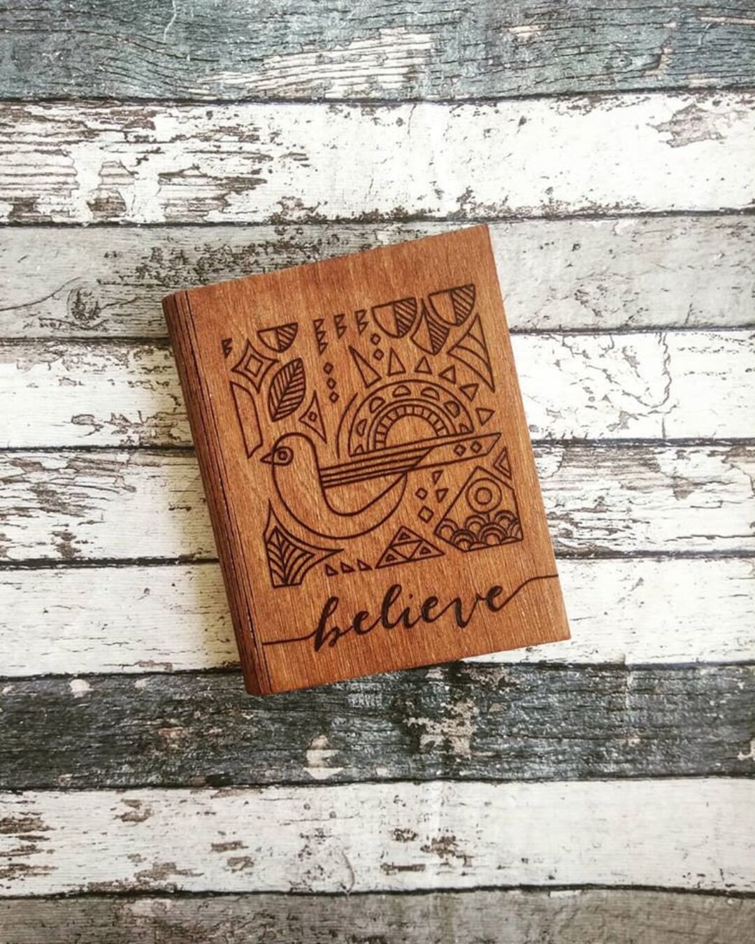 Notebook Personalized Notepad Wooden Cover Notebook А6 1216см - Etsy