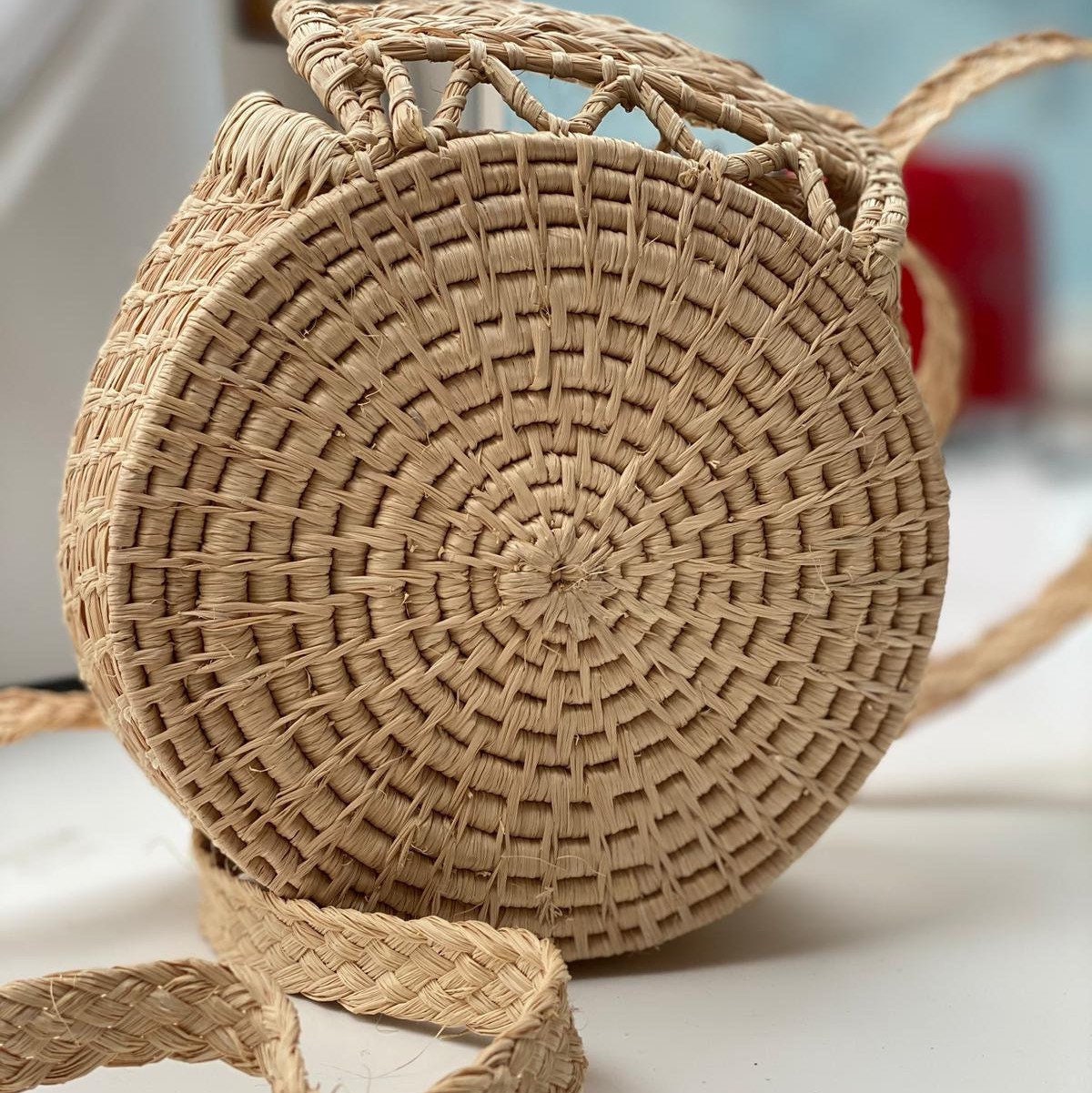Wayuu Small Palm Iraca Bag With Lid/handmade - Etsy UK