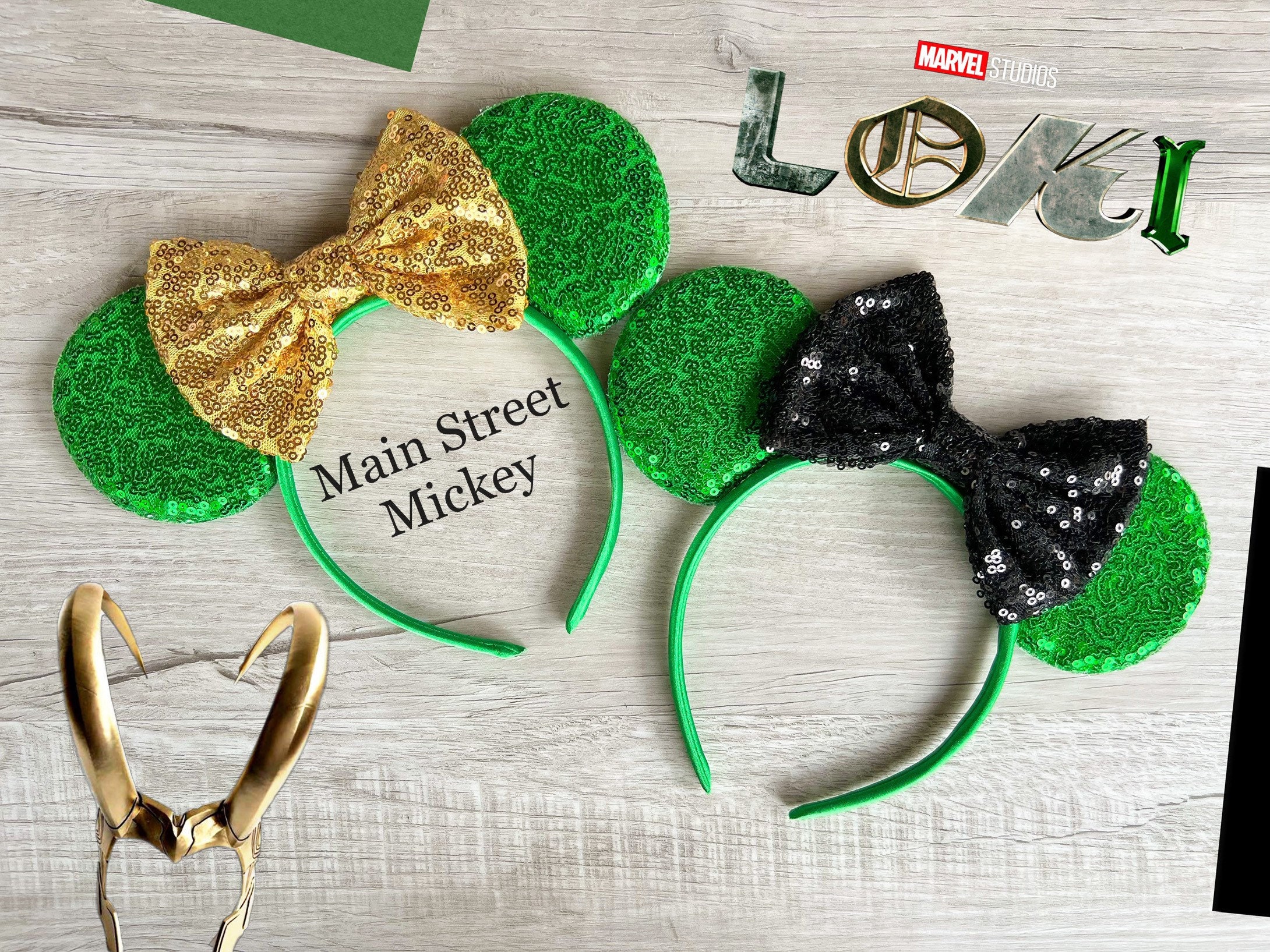 Minnie Mouse Loki Ears, Disney Ears for Adults and Kids  display picture 2