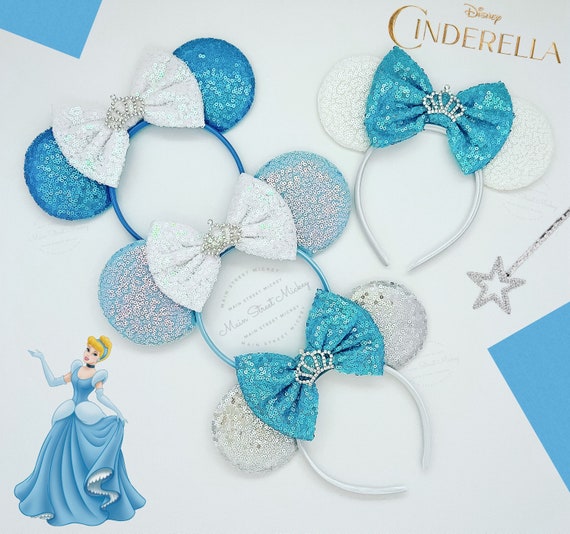 Princess Mouse Ears Sequin Minnie Mickey Headband Ears for  display picture 1