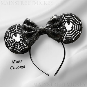 Goth Mickey Ears Headband Adults - Etsy display picture 3
