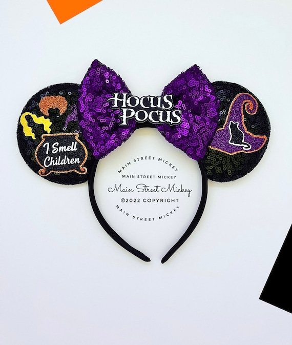 Minnie Mouse Hocus Pocus Ears, Mickey Ear, Disney Villians  display picture 1