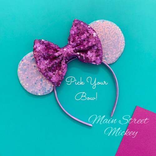 Minnie Mouse Ears Disney Ears for Adults and Kids White Etsy