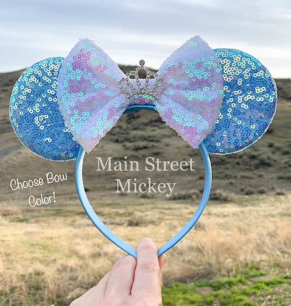 Princess Mouse Ears Sequin Minnie Mickey Headband Ears for  display picture 2