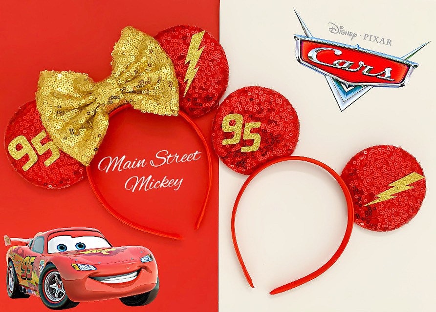 Cars Minnie Mouse Ears, Disney Ears for Adults and Kids  display picture 2