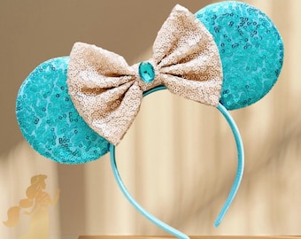Princess Mouse Ears Sequin Minnie Mickey Headband Ears for 