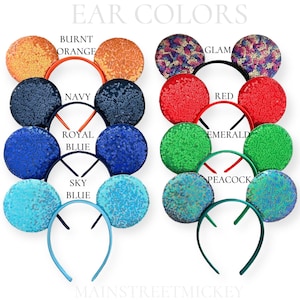 Minnie Mouse Ears, Birthday Ears For Adults and Kids, Minnie Mouse Party Ears, Any Age Minnie Ears, Disneyland Ear, Mickey Balloons Ear image 6