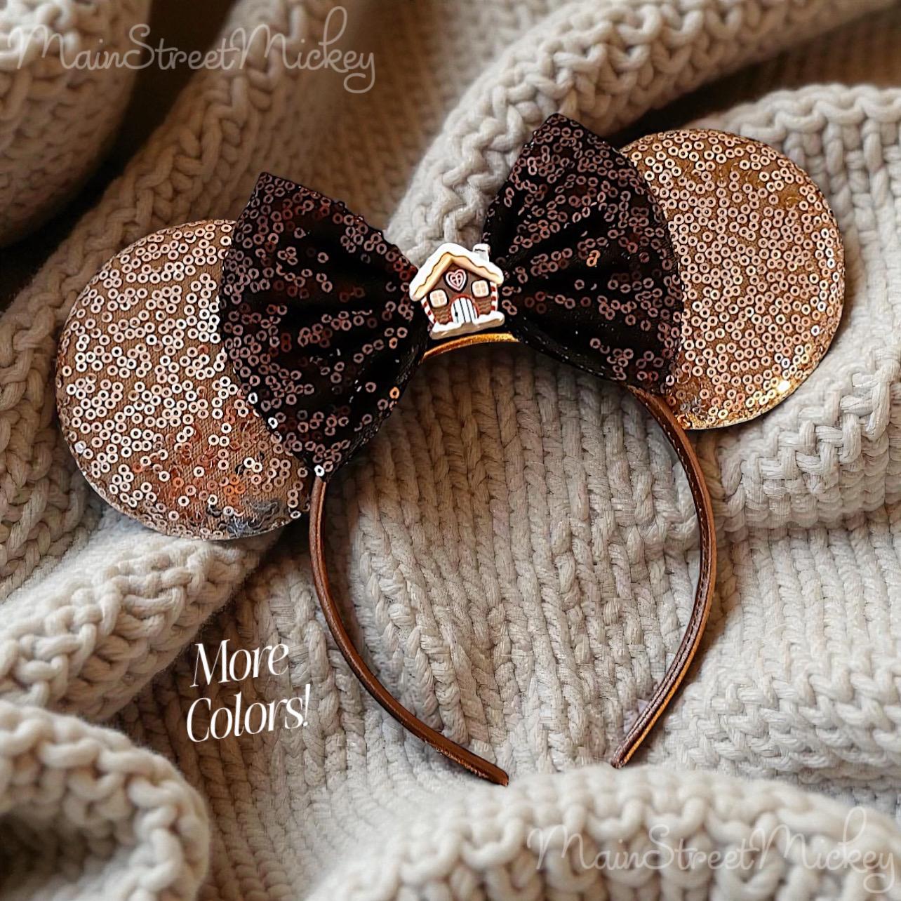 Minnie Mouse Gingerbread House Christmas Ears, Disney Ears  display picture 2
