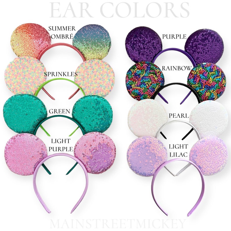 Minnie Mouse Ears, Birthday Ears For Adults and Kids, Minnie Mouse Party Ears, Any Age Minnie Ears, Disneyland Ear, Mickey Balloons Ear image 4