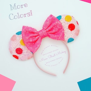 Minnie Mouse Ears, Disney Ears For Adults and Kids, Minnie Mouse Ears, Mickey Ears, Disneyland Ear, Mickey Birthday Ears, Mouse Ear Headband