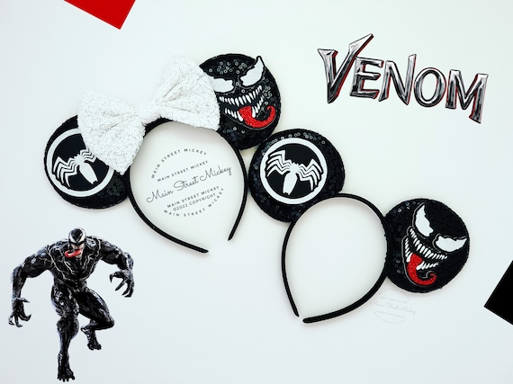 Minnie Mouse Venom Ears, Marvel Mickey Ear, Disney Avengers  display picture 2
