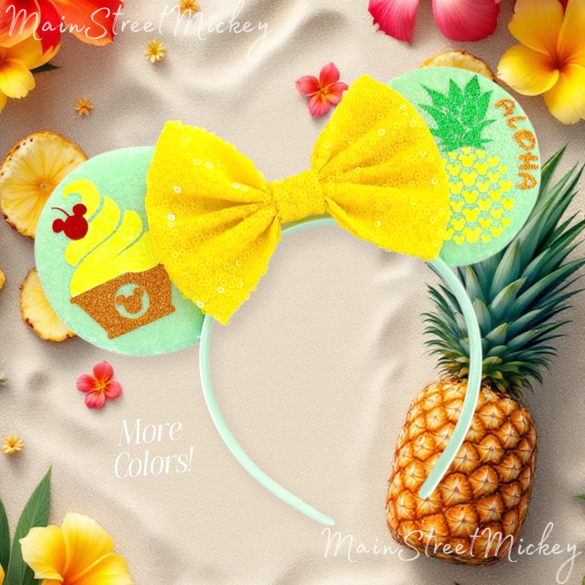Orejas de Minnie Mouse Dole Whip, Orejas de ratón con piña, Orejas de  Disneyland, Orejas de ratón, Orejas de ratón Dole Whip, Orejas de Mickey de  la Sala Tiki, Orejas de Mickey Mouse - Etsy México, image size:2000x2000