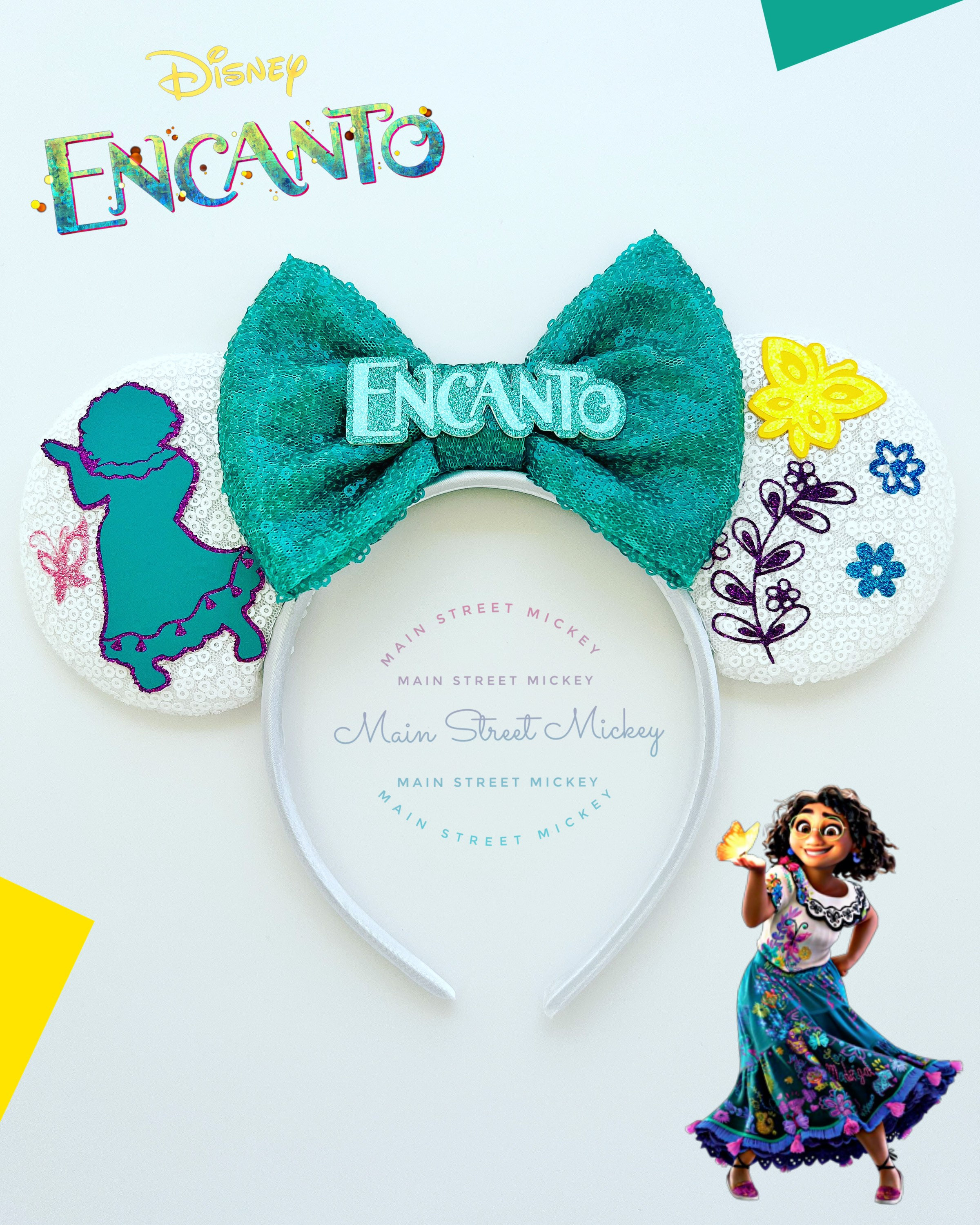 Encanto magnetic‎ interchangeable Minnie ears