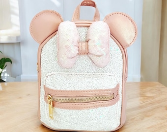 Minnie Mouse Backpack, Mickey Backpack, Disneyland Park Backpack, Disney Travel Bag, Disney Backpack, Mouse Ear Backpack, Minnie Mouse Ear