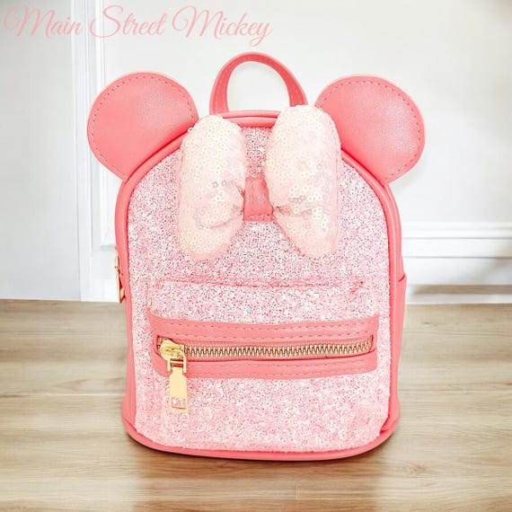 Minnie Mouse Backpack, Mickey Backpack, Disneyland Park Backpack, Disney  Travel Bag, Disney Backpack, Mouse Ear Backpack, Minnie Mouse Ear