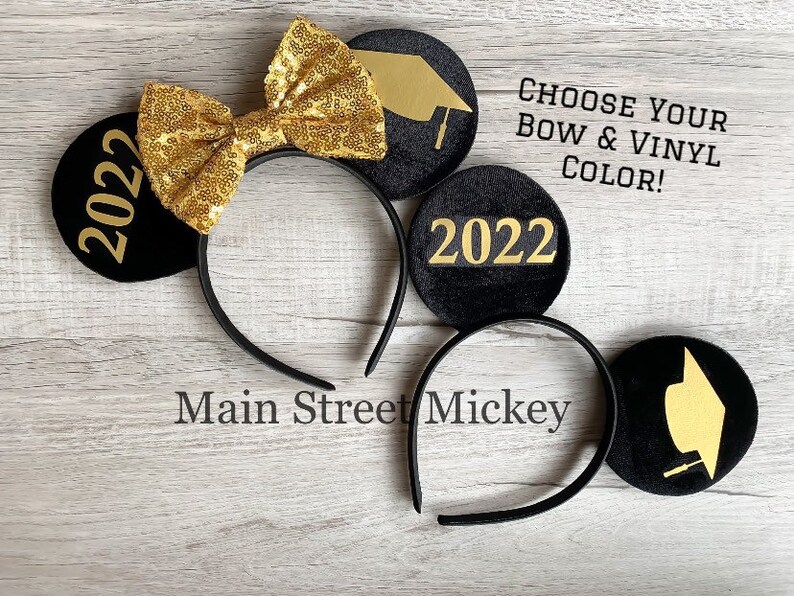 Minnie Mouse Graduation Ears Disney Ears for Adults Minnie Etsy