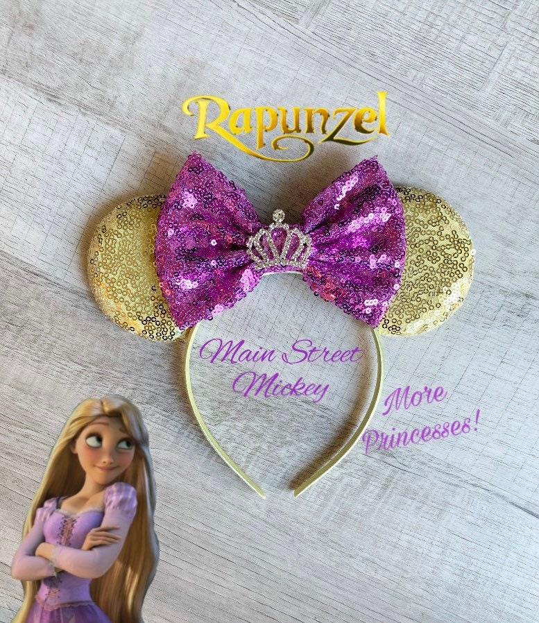 CLGIFT Orecchie da principessa Minnie, scegli il tuo colore, orecchie